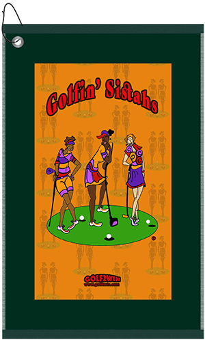 Golfin Sistahs - Orange and Red